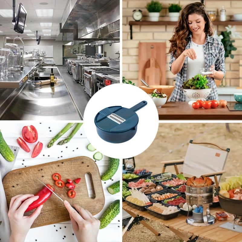 12-in-1 Multi-Functional Vegetable Chopper and Slicer - Perfect for Commercial Kitchens Cutting