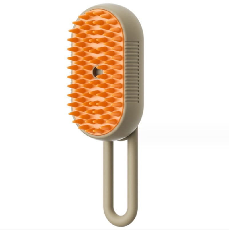 MSL 3-in-1 Steamy Dog Brush with Electric Spray – Cat & Dog Grooming Massager and Steamer Brush