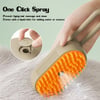 MSL 3-in-1 Steamy Dog Brush with Electric Spray – Cat & Dog Grooming Massager and Steamer Brush