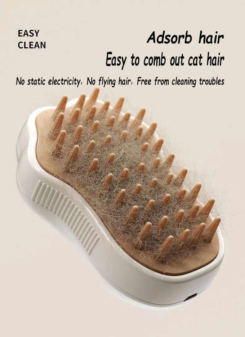3 in 1 Pet Brush Cat Steam Brush Comb Dog Brush Electric Spray Cat Hair Brushes Massage Pet Grooming