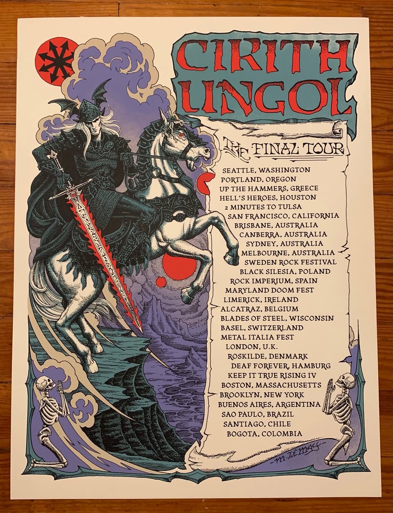 Image of Cirith Ungol - Final Tour poster print