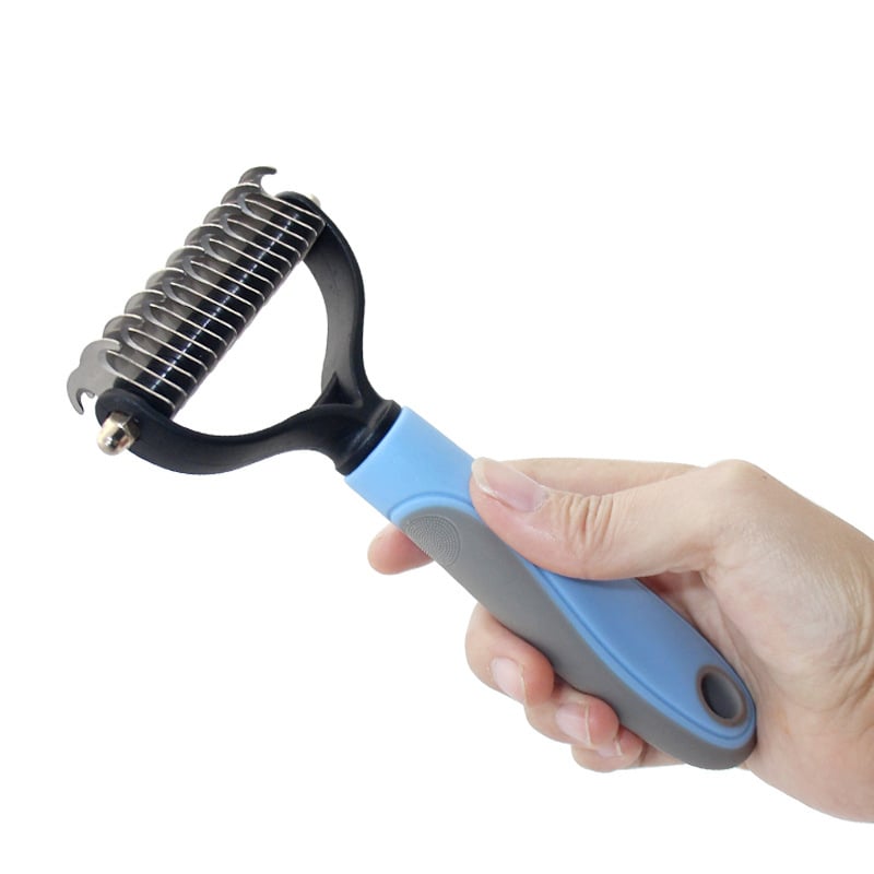 MSL Pet Cat Hair Removal Comb Brush – Dog Grooming Shedding Tools for Puppies & Cats