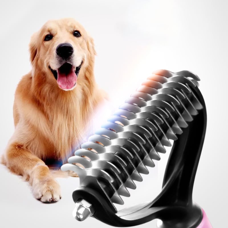 MSL Pet Cat Hair Removal Comb Brush – Dog Grooming Shedding Tools for Puppies & Cats
