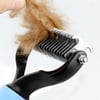 MSL Pet Cat Hair Removal Comb Brush – Dog Grooming Shedding Tools for Puppies & Cats