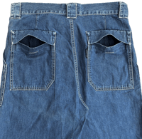 Image 5 of Cabane de Zucca "False Fly" Fatigue Denim - M