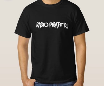 Image of Radio Pirate DJ Sratch Logo T