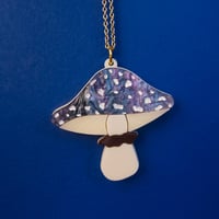 Image 1 of * NEW * Amanita Mushroom Necklace by Cherry Moonlight Co.