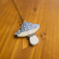 Image 4 of * NEW * Amanita Mushroom Necklace by Cherry Moonlight Co.