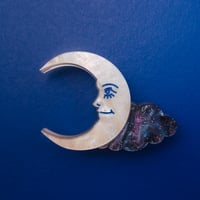 Image 1 of * NEW * Moon & Cloud Magnet by Cherry Moonlight Co.