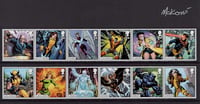 Image 2 of Royal Mail: X-Men Stamp Set (w/ Silver COLOSSUS Sketch)