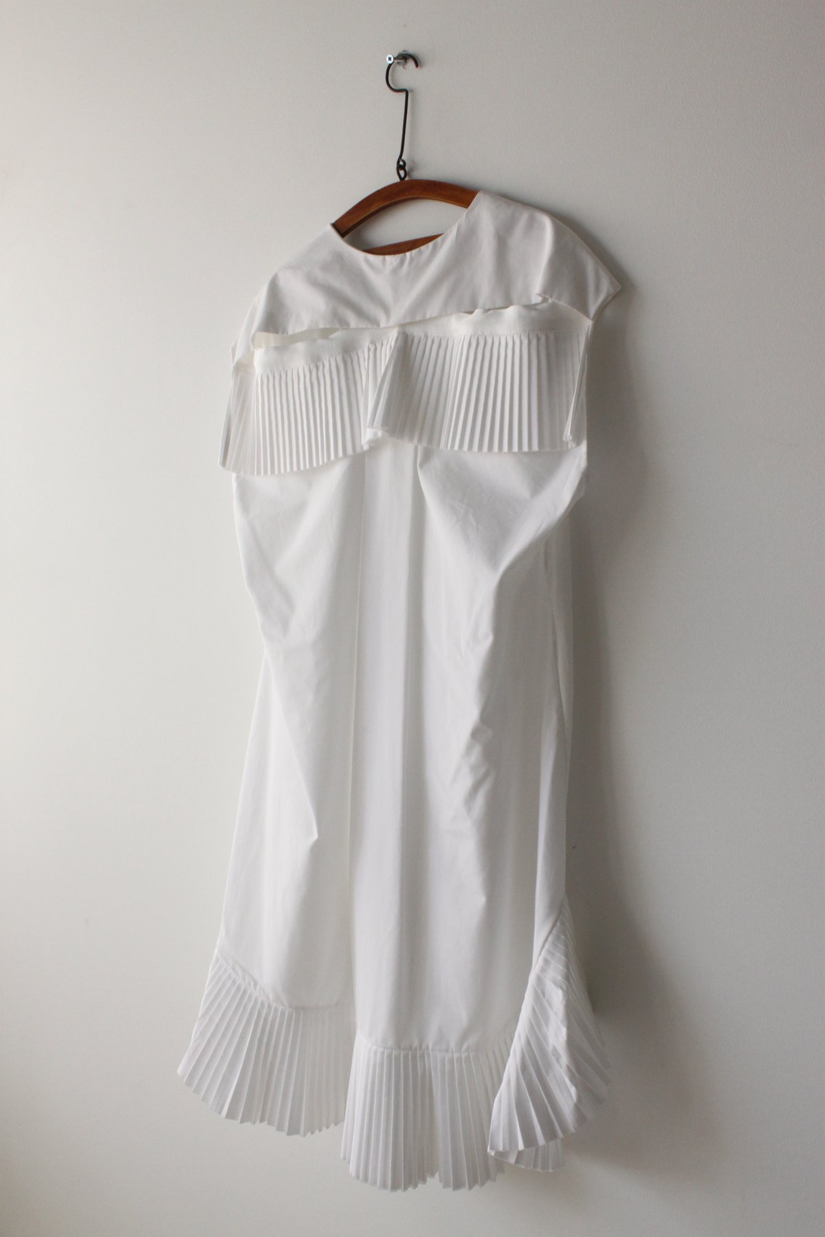Archive- cotton pleated hem tunic dress
