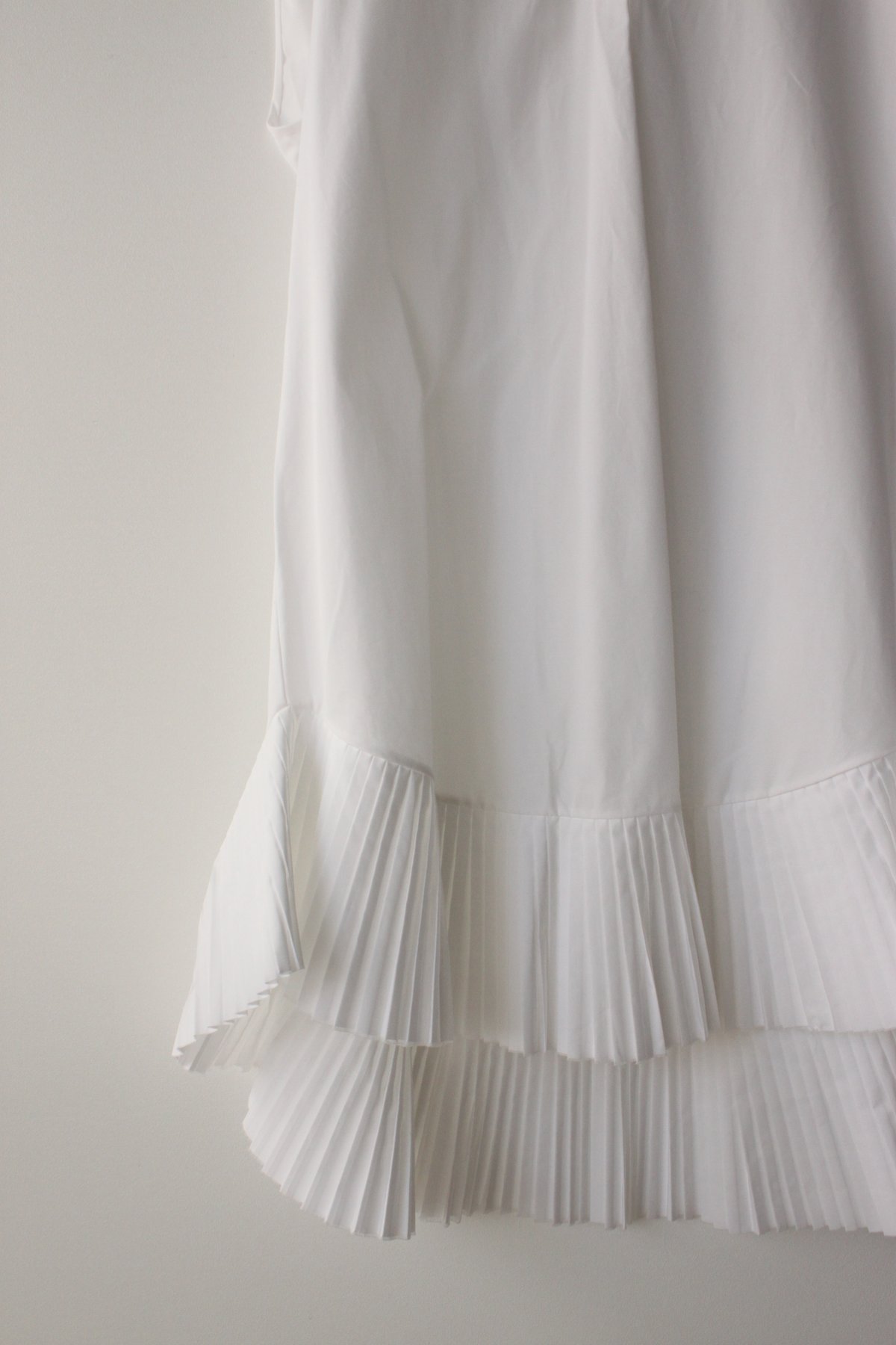 Archive- cotton pleated hem tunic dress