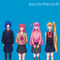 bocchi the rock! x weezer print