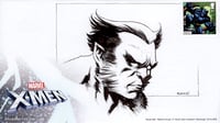 Royal Mail: X-Men First Day Envelope (w/ BEAST Sketch and BEAST Stamp)