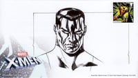 Royal Mail: X-Men First Day Envelope (w/ COLOSSUS Sketch and COLOSSUS Stamp)