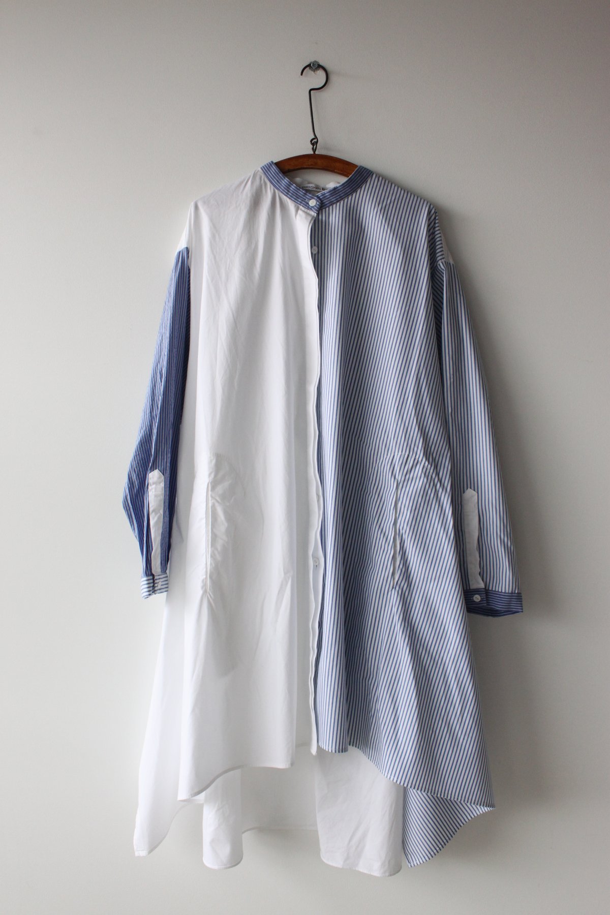 Archive- Patch work apron style shirt