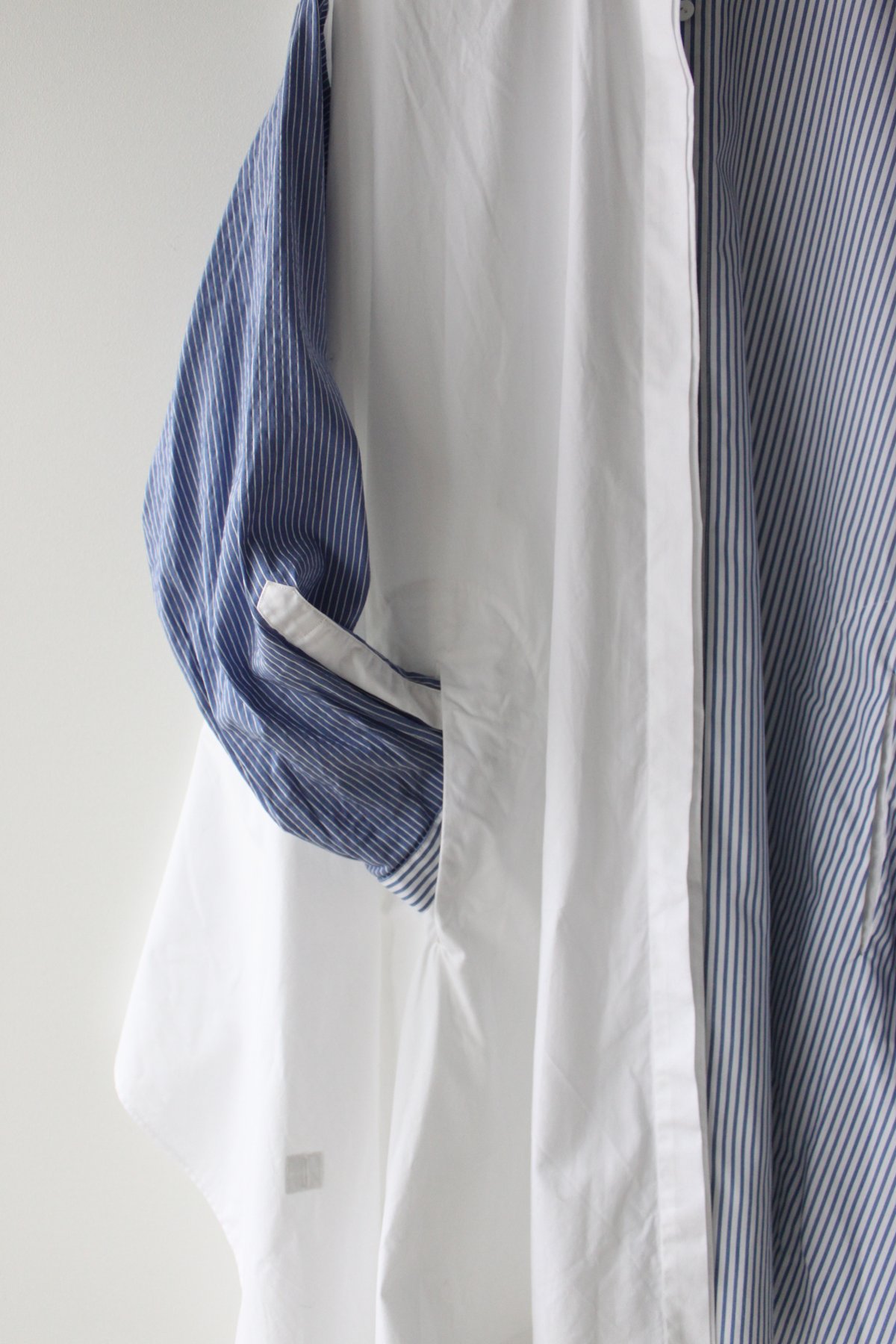 Archive- Patch work apron style shirt