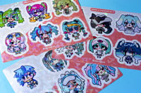 Image 1 of PKMN × V0CALOID  || STICKER SHEET