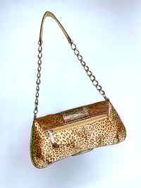Image 4 of 🎀 ANGEL CAPSULE 🎀 GUESS 2000S CRYSTAL & STUDS ANIMAL PRINT POUCH