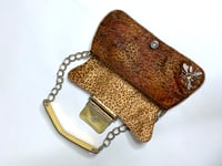 Image 8 of 🎀 ANGEL CAPSULE 🎀 GUESS 2000S CRYSTAL & STUDS ANIMAL PRINT POUCH