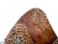 Image 7 of 🎀 ANGEL CAPSULE 🎀 GUESS 2000S CRYSTAL & STUDS ANIMAL PRINT POUCH