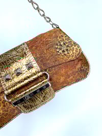 Image 3 of 🎀 ANGEL CAPSULE 🎀 GUESS 2000S CRYSTAL & STUDS ANIMAL PRINT POUCH