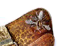 Image 6 of 🎀 ANGEL CAPSULE 🎀 GUESS 2000S CRYSTAL & STUDS ANIMAL PRINT POUCH