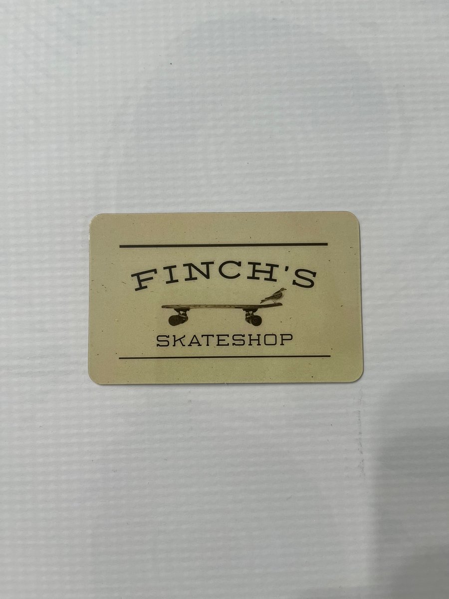 Image of Finchs Skate Shop Gift Card