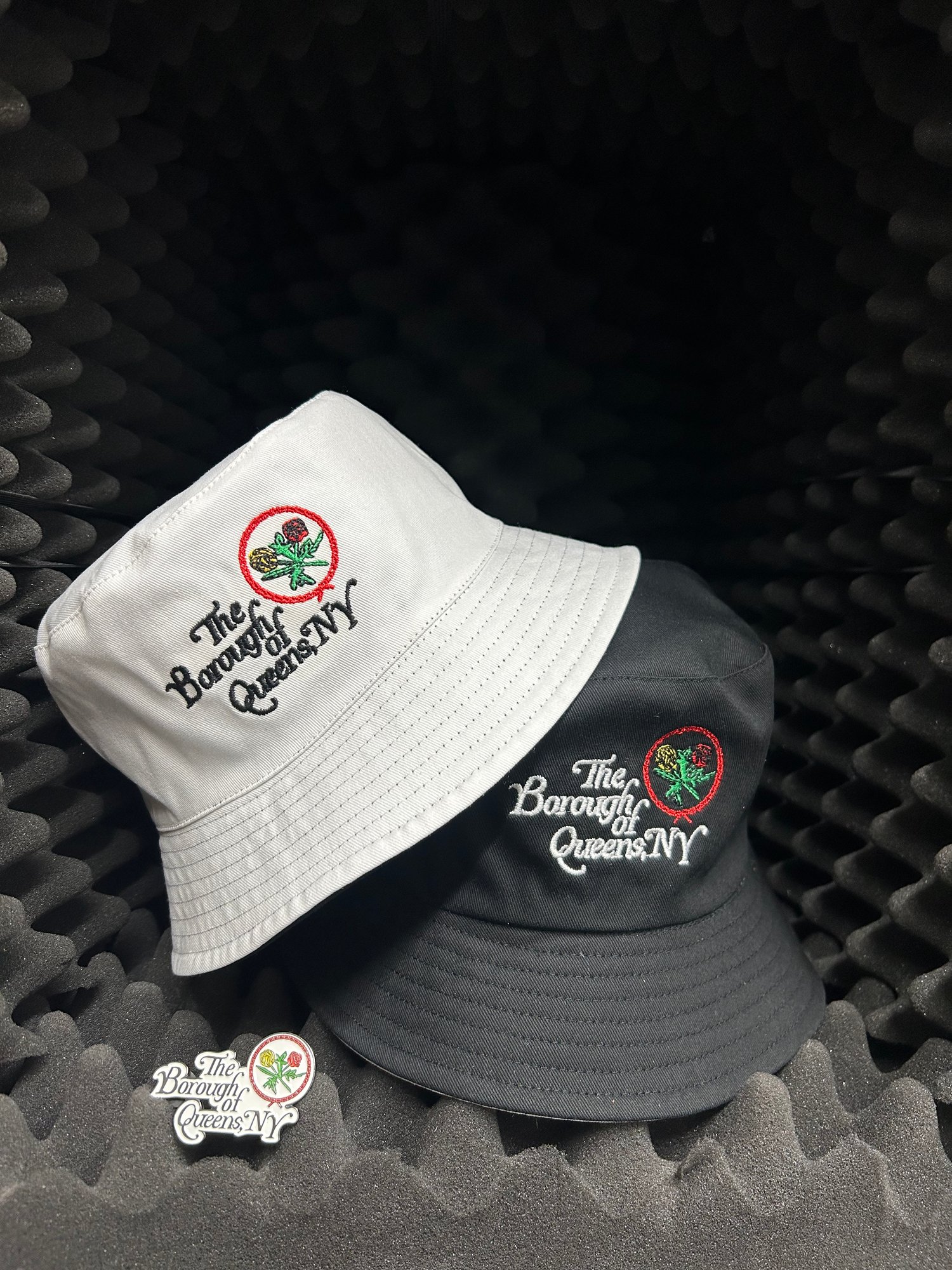 Image of The Borough of Queens Reversible Bucket Hat