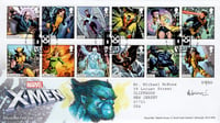 Royal Mail: X-Men First Day Cover (w/ BEAST Sketch and Stamp Set) 29/50