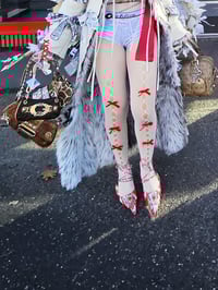 Image 1 of 🎀 ANGEL CAPSULE 🎀 GUESS 2000S ANIMAL PRINT SHOULDER BAG