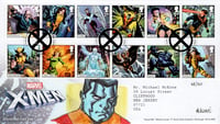 Royal Mail: X-Men First Day Cover (w/ COLOSSUS Sketch and Stamp Set) 48/50