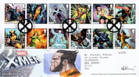 Royal Mail: X-Men First Day Cover (w/ WOLVERINE Sketch and Stamp Set) 47/50