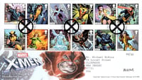 Royal Mail: X-Men First Day Cover (w/ JUGGERNAUT Sketch and Stamp Set) 43/50