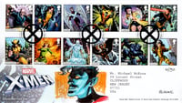 Royal Mail: X-Men First Day Cover (w/ NIGHTCRAWLER Sketch and Stamp Set) 41/50