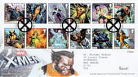 Royal Mail: X-Men First Day Cover (w/ WOLVERINE Sketch and Stamp Set) 37/50