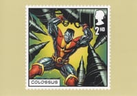 Image 2 of Royal Mail: X-Men Postcard (COLOSSUS) with Original COLOSSUS Sketch