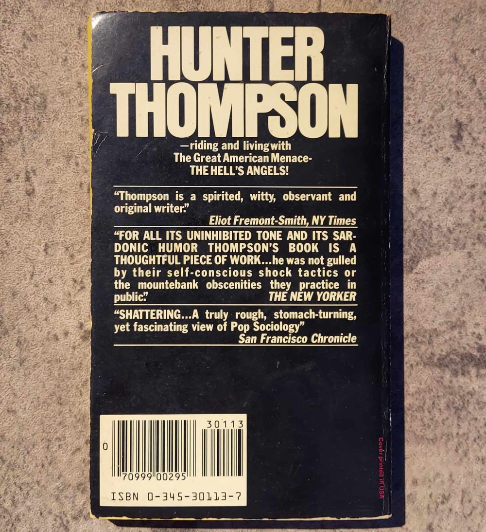 Hell’s Angels, by Hunter S. Thompson