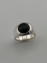 Image 1 of 12mm ONYX 925 STERLING SILVER