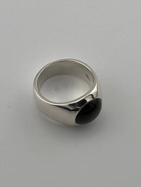 Image 2 of 12mm ONYX 925 STERLING SILVER