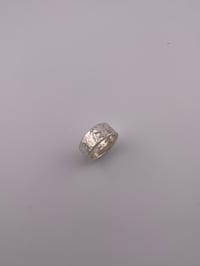 Image 2 of 9mm HAMMERED Band 925 STERLING SILVER