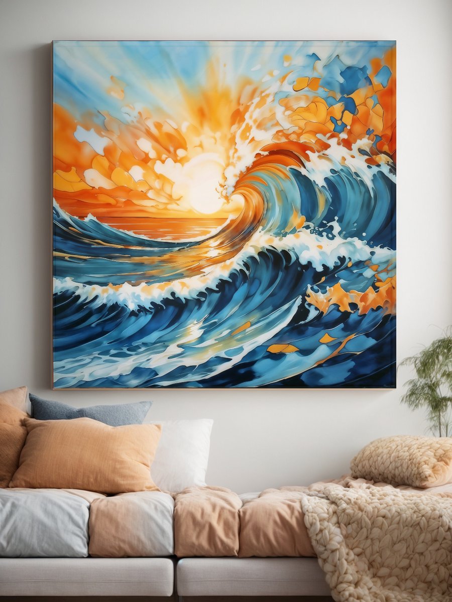 Canvas | Polygon Bear Cornish Design