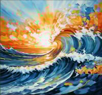 Image 2 of Across The Ocean Canvas Print