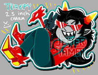 Terezi Pyrope 2.5 inch Acrylic Charm (PRE-ORDER)