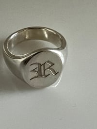 Image 1 of Mid-Oval Signet Ring