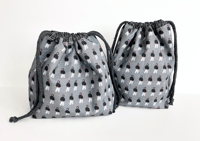 Image 1 of JKxCK Hoodie Drawstring Bag 