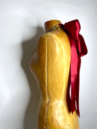 Image 6 of 🎀 ANGEL CAPSULE 🎀 UNIQUE PIECE HANDMADE UPCYCLED RED SATIN BELT OR NECKLACE