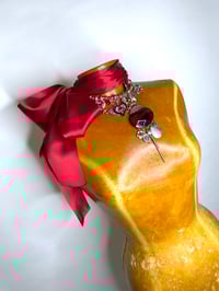 Image 7 of 🎀 ANGEL CAPSULE 🎀 UNIQUE PIECE HANDMADE UPCYCLED RED SATIN BELT OR NECKLACE