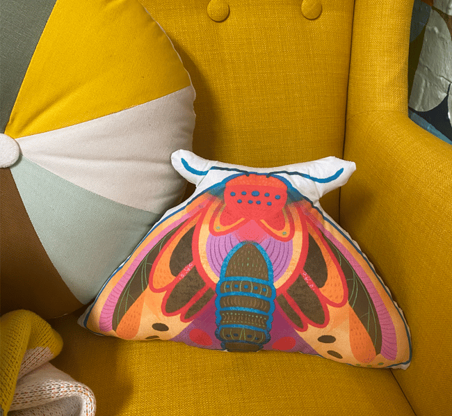 moth plush & pillows