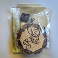 Image 1 of Natural Wood Air Fresheners in Boho and Zodiac Designs!